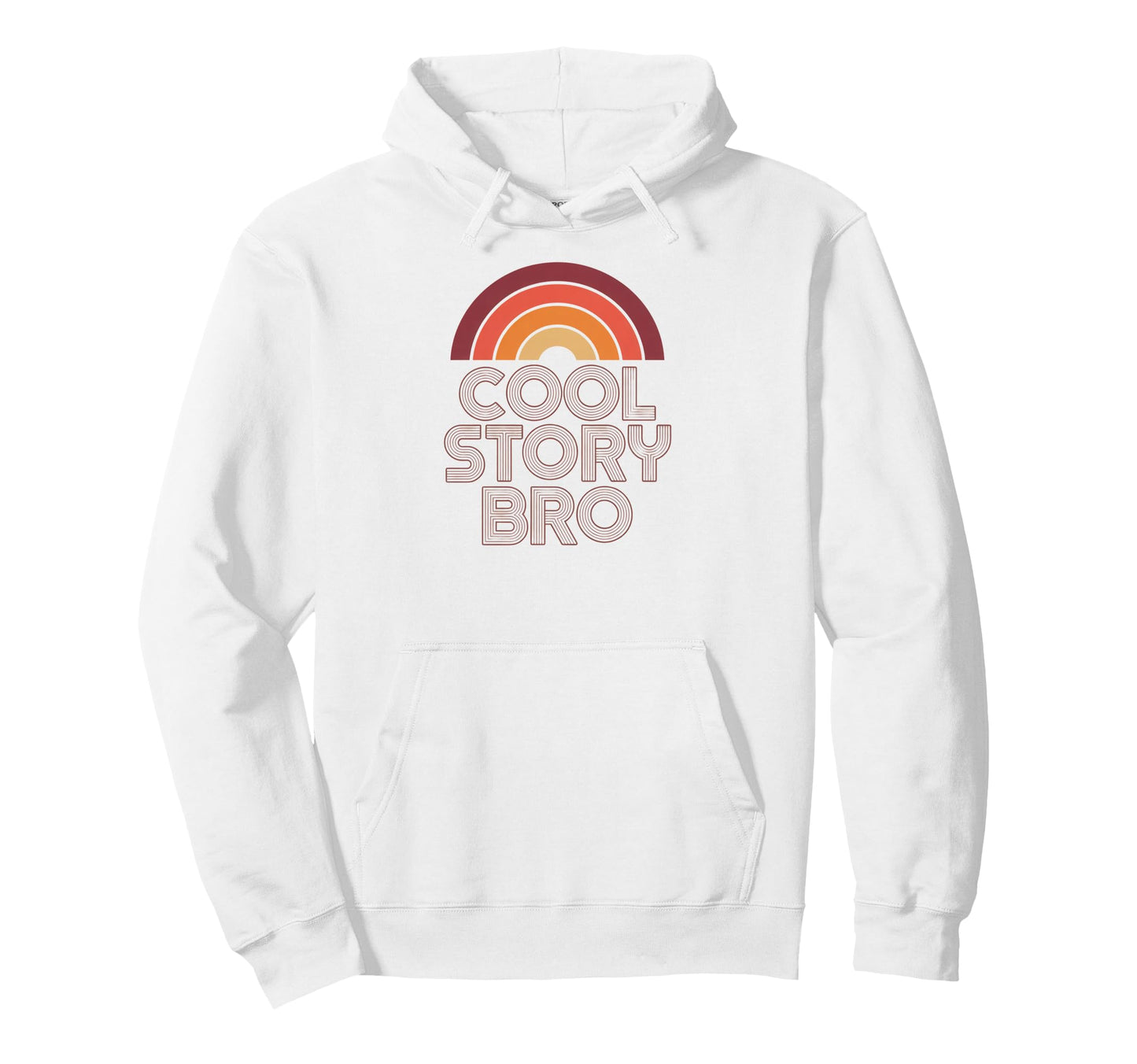 Story Bro Funny 70S Rainbow Hoodie - Custom Art Print Men Women - T-Shirt, Sweatshirt, Hoodie