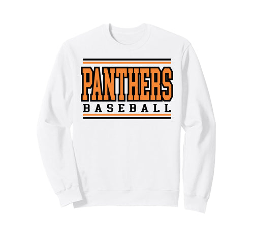 Panther Baseball Mom Game Day Orange Sweatshirt - Trendy Graphic Unisex - T-Shirt, Sweatshirt, Hoodie