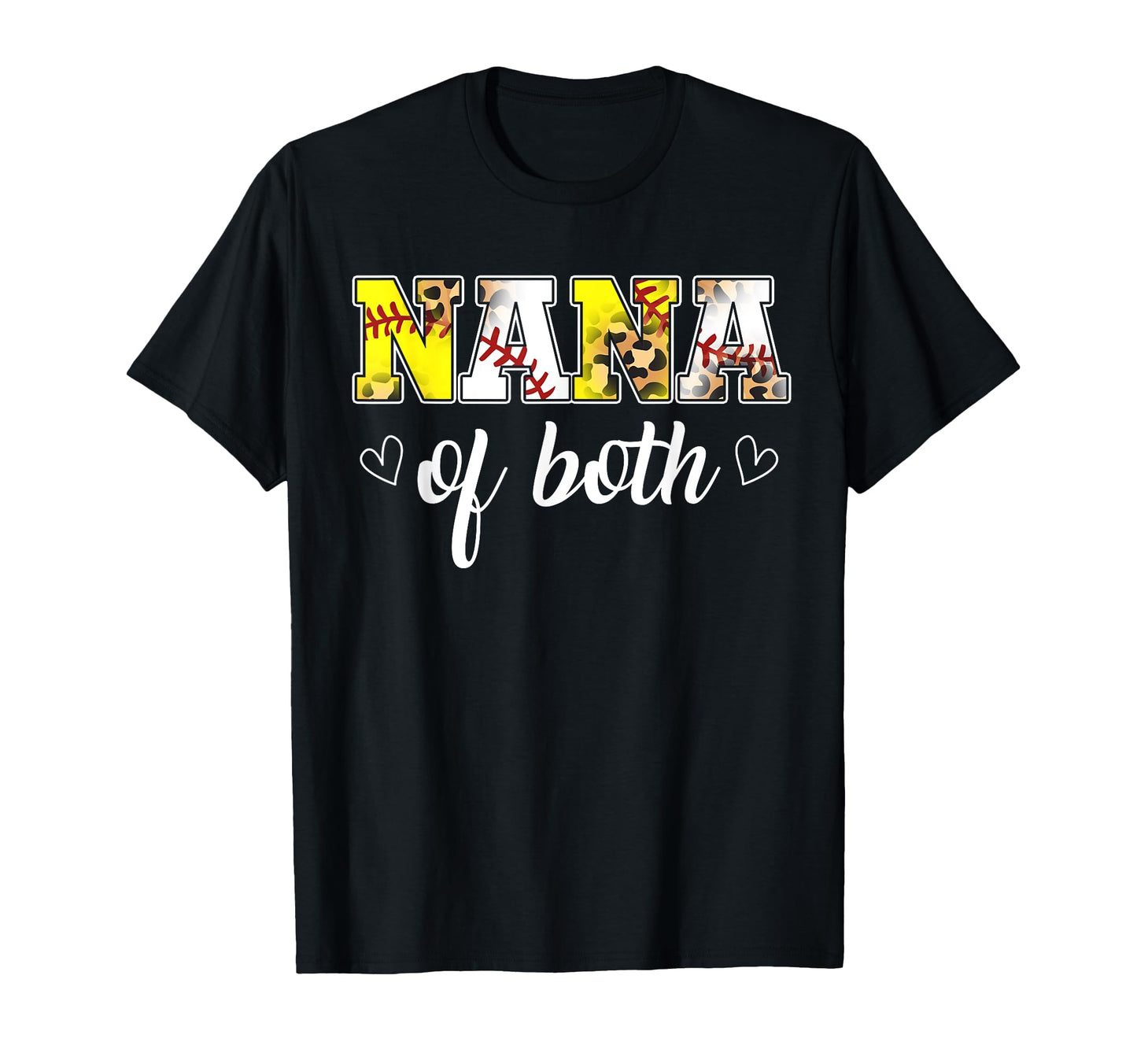 Nana Both Leopard Game Day Baseball T-Shirt - Unique Graphic Men Women - T-Shirt, Sweatshirt, Hoodie