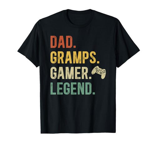 Dad Gramps Gamer Gramps Gaming Gramps T-Shirt - Novelty Apparel Men Women - T-Shirt, Sweatshirt, Hoodie