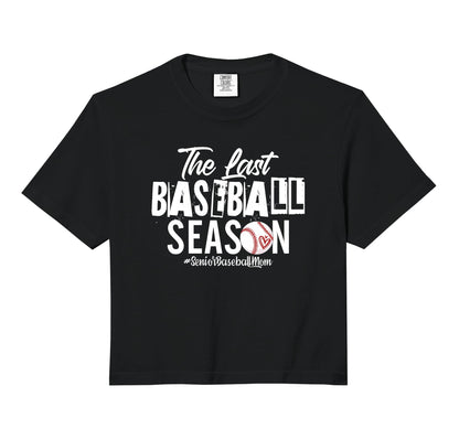 Last Baseball Season Senior Baseball Hoodie - Aesthetic Graphic Men Women - T-Shirt, Sweatshirt, Hoodie