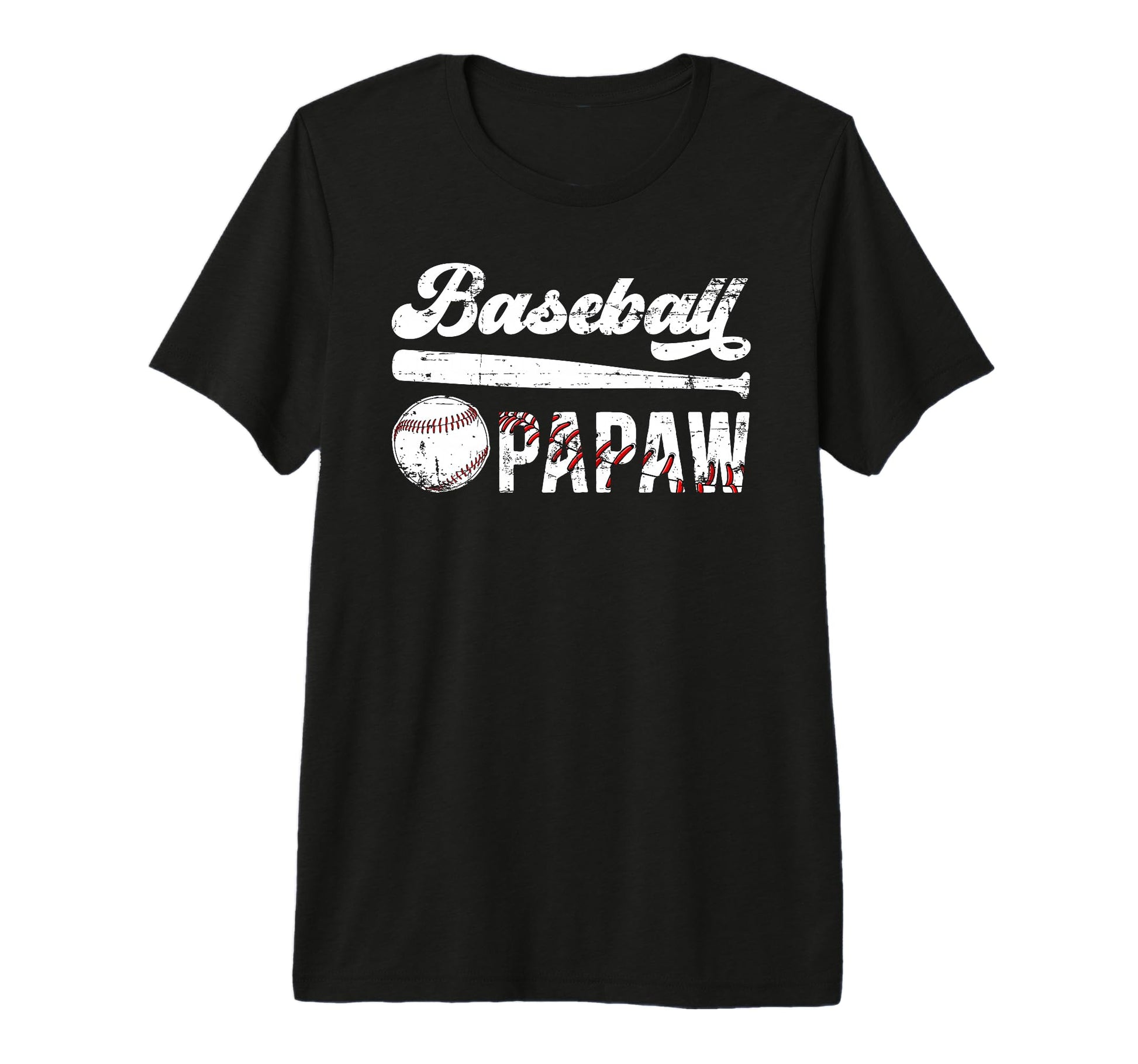 Mens Baseball Papaw Grandpa Papaw T-Shirt - Casual Everyday Wear Men Women - T-Shirt, Sweatshirt, Hoodie