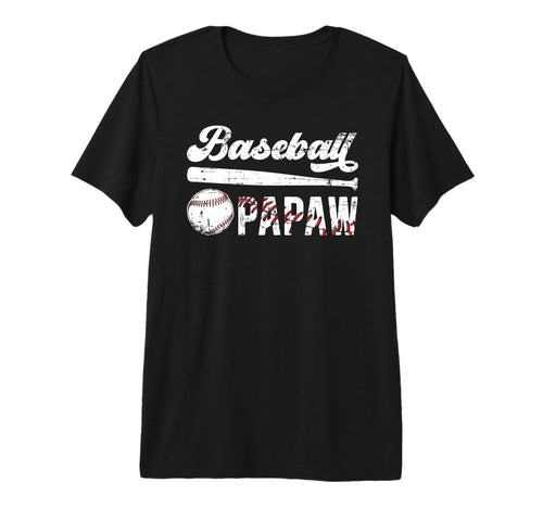 Mens Baseball Papaw Grandpa Papaw T-Shirt - Casual Everyday Wear Men Women - T-Shirt, Sweatshirt, Hoodie