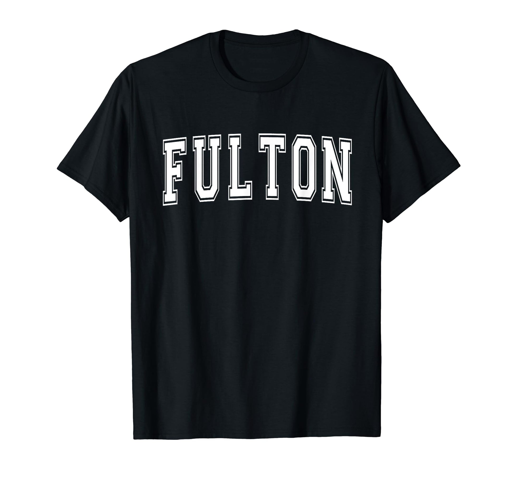 Fulton Ny New York Usa Sports Varsity T-Shirt - Minimalist Print Unisex - T-Shirt, Sweatshirt, Hoodie