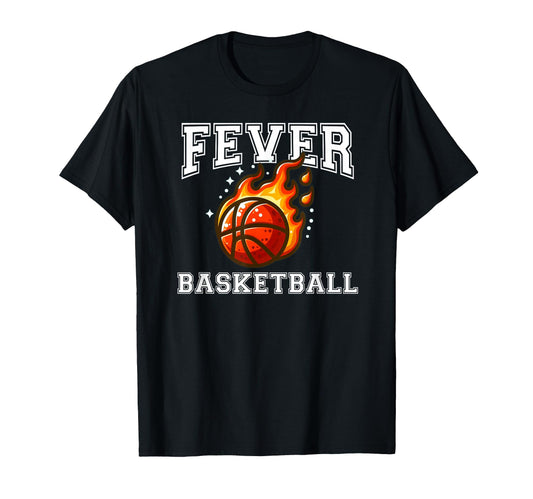 Basketball Fever T-Shirt - Trendy Graphic for Adults - T-Shirt, Sweatshirt, Hoodie