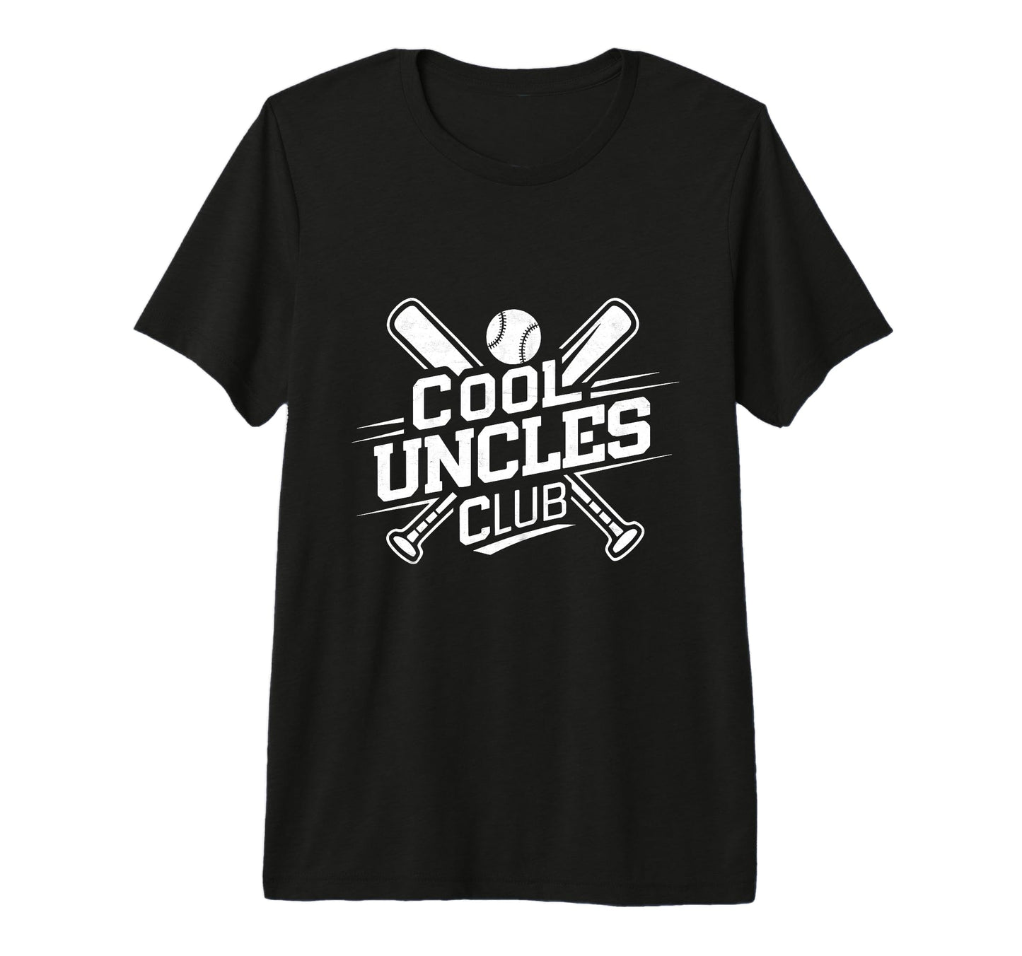 Mens Baseball Uncle Uncles Club Tri T-Shirt - Custom Art Print for Adults - T-Shirt, Sweatshirt, Hoodie