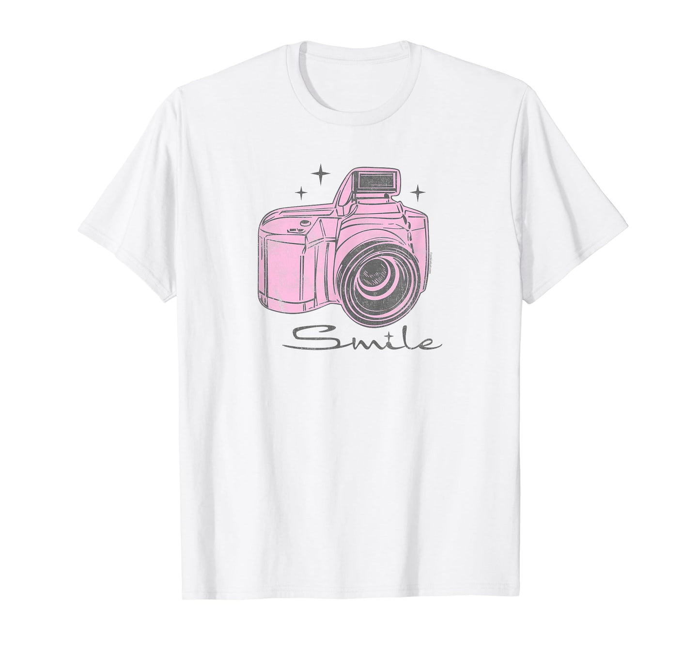 Camera Photography Smile T-Shirt - Unique Graphic Unisex - T-Shirt, Sweatshirt, Hoodie
