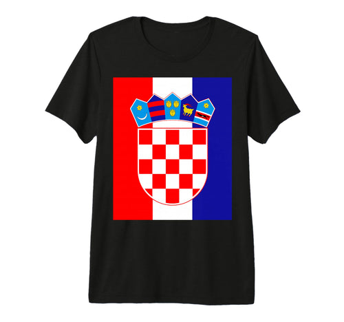 Croatia Country Flag Spirit Dad Game Day T-Shirt - Trendy Graphic Unisex - T-Shirt, Sweatshirt, Hoodie