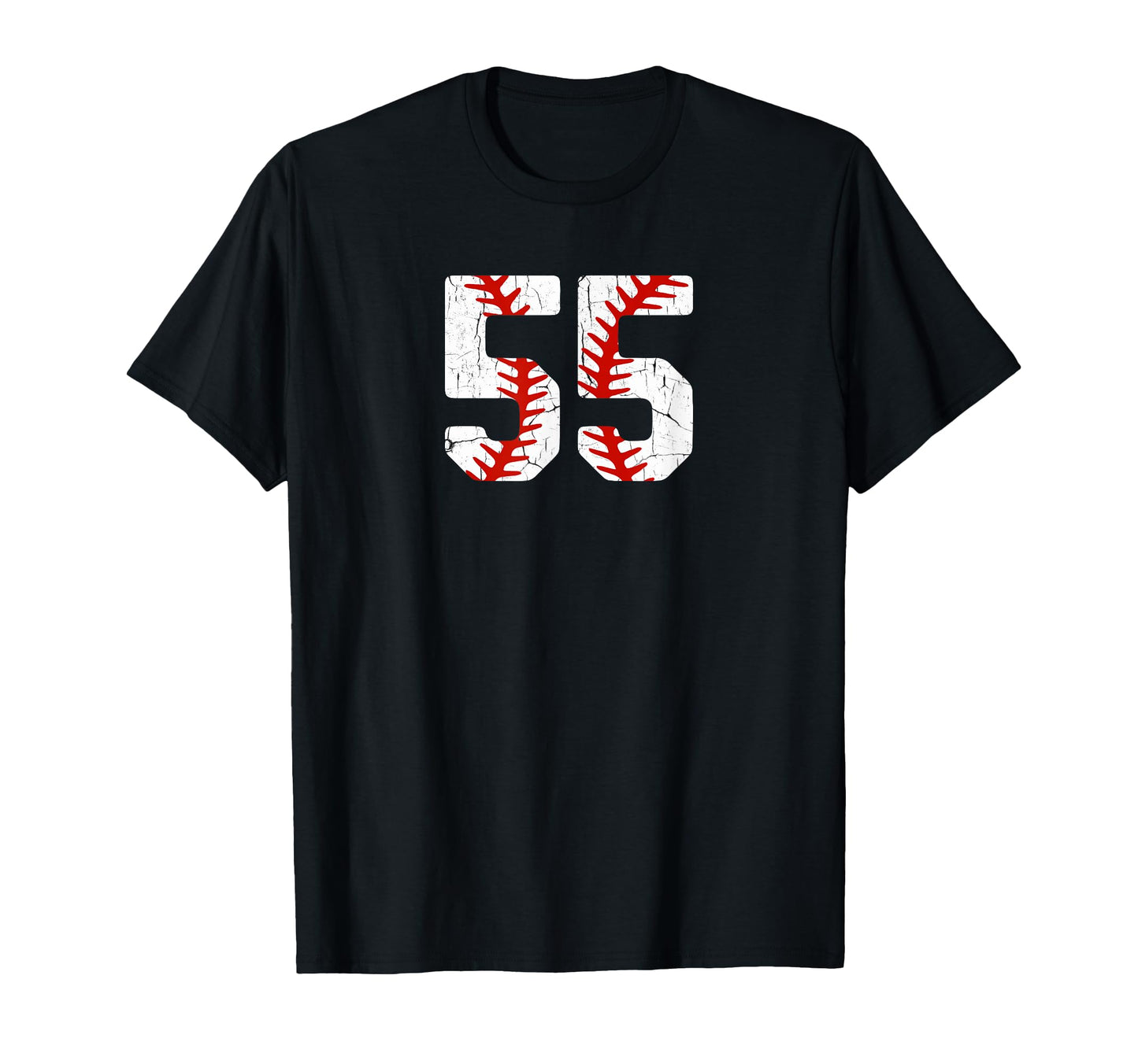 Baseball Player Jersey Number 55 55 Proud T-Shirt - Trendy Graphic Unisex - T-Shirt, Sweatshirt, Hoodie