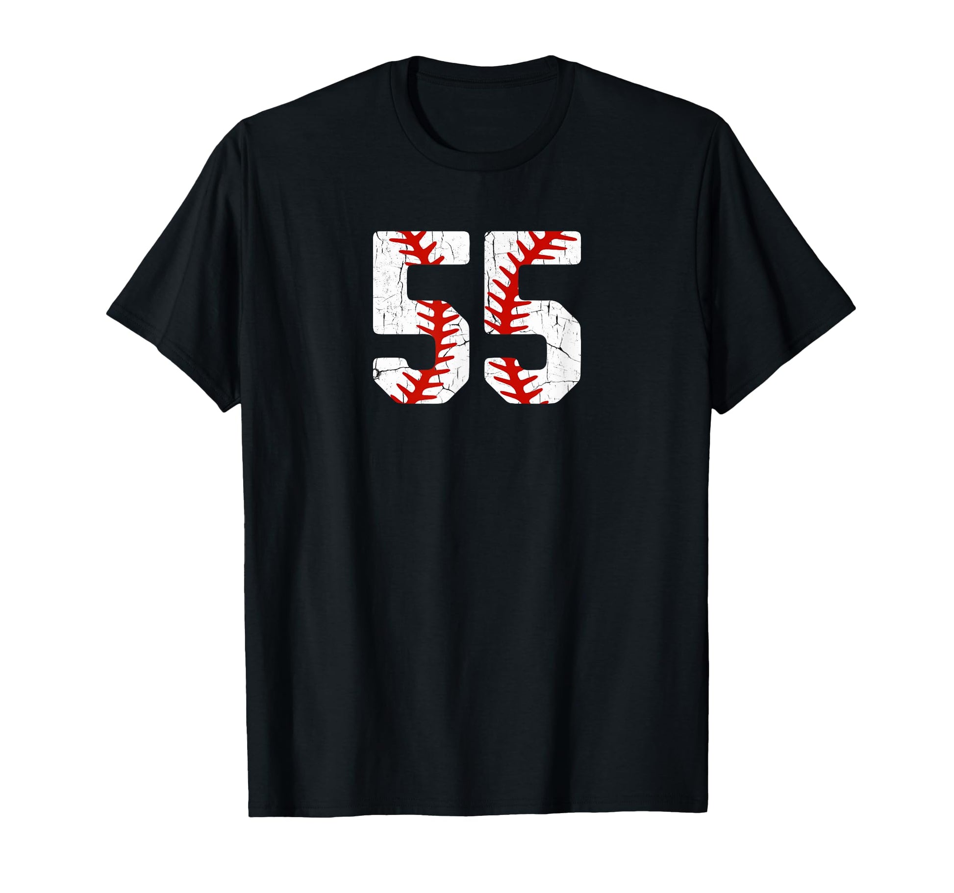 Baseball Player Jersey Number 55 55 Proud T-Shirt - Trendy Graphic Unisex - T-Shirt, Sweatshirt, Hoodie