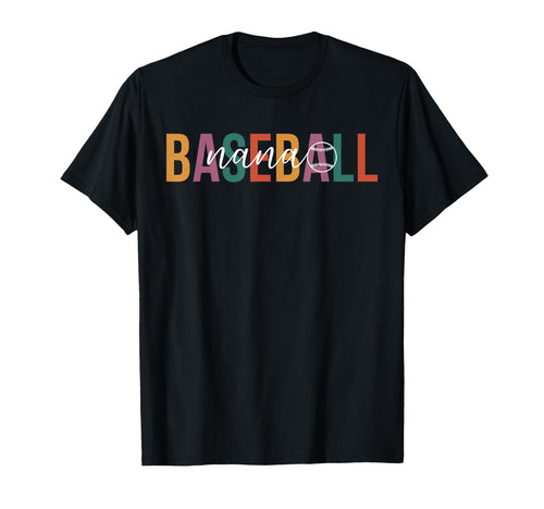 Baseball Nana Grandma Boho Nana T-Shirt - Casual Everyday Wear Men Women - T-Shirt, Sweatshirt, Hoodie