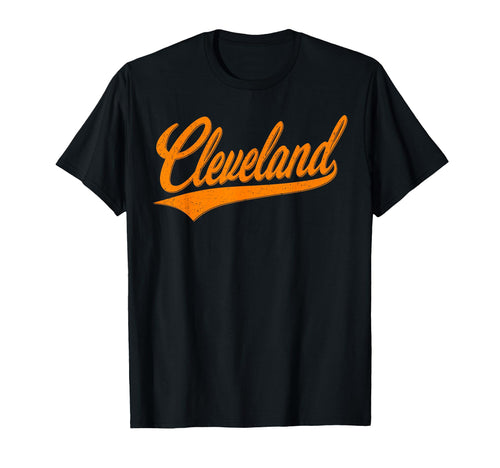 Cleveland Ohio Varsity Script T-Shirt - Trendy Graphic Unisex - T-Shirt, Sweatshirt, Hoodie