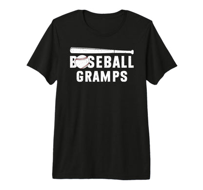 Mens Baseball Gramps Best Grandpa Gramps T-Shirt - Novelty Apparel Unisex - T-Shirt, Sweatshirt, Hoodie