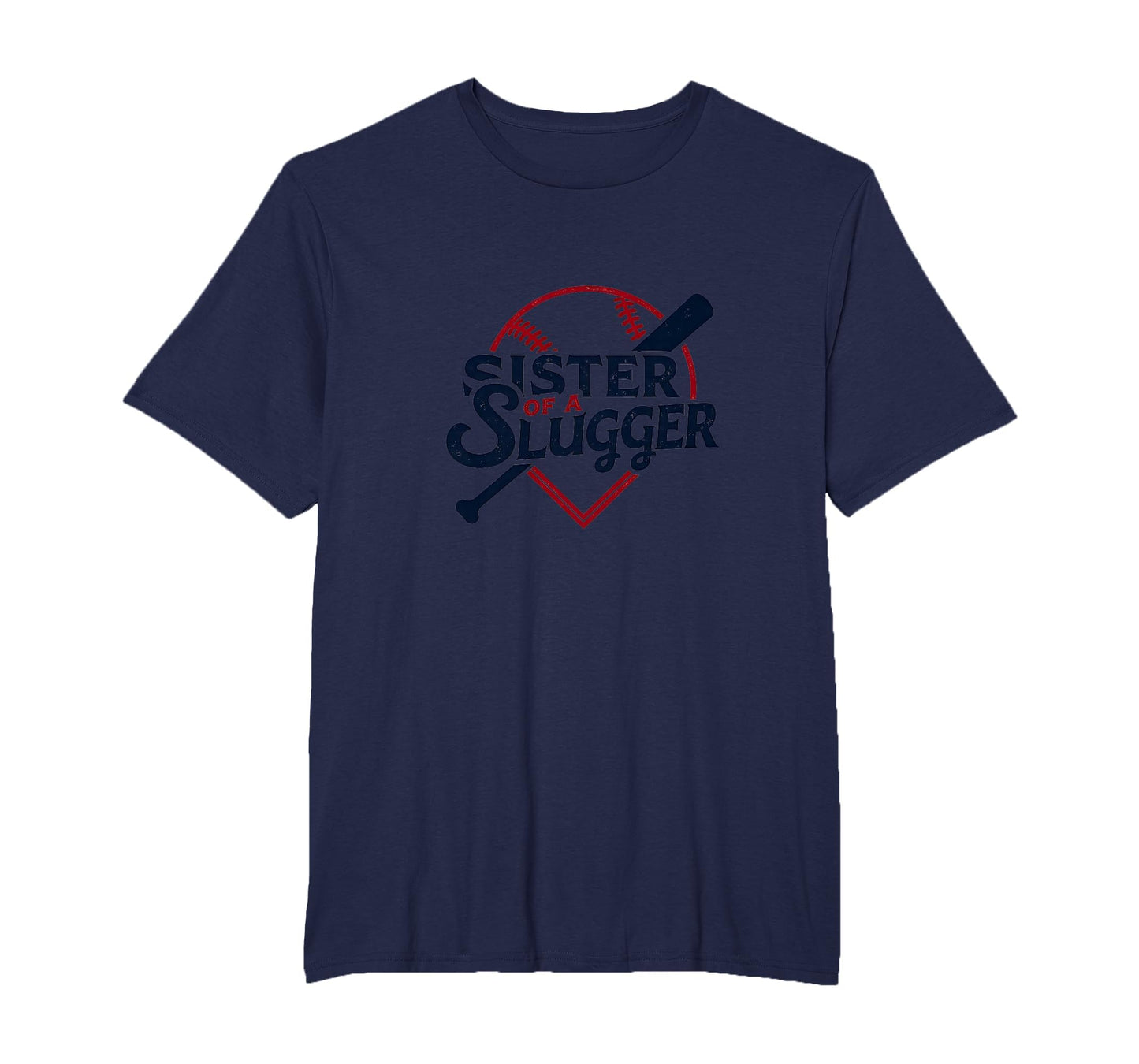 Baseball Sister Sister Slugger Sports T-Shirt - Novelty Apparel Unisex - T-Shirt, Sweatshirt, Hoodie