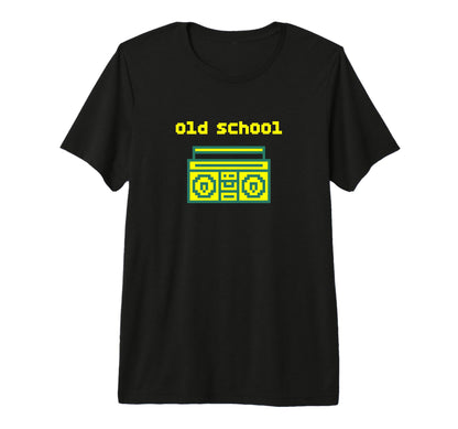Video Game Boombox Old School Tri Blend T-Shirt - Novelty Apparel Men Women - T-Shirt, Sweatshirt, Hoodie
