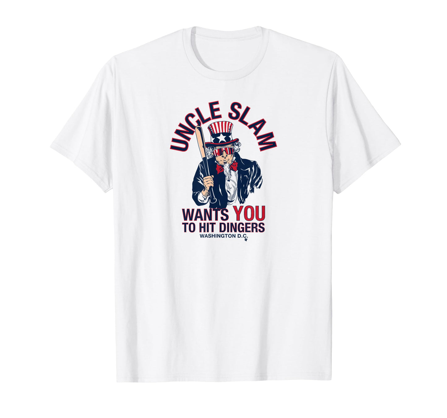 Uncle Slam Washington D C Baseball T-Shirt - Trendy Graphic Unisex - T-Shirt, Sweatshirt, Hoodie