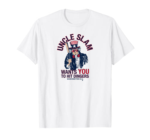 Uncle Slam Washington D C Baseball T-Shirt - Trendy Graphic Unisex - T-Shirt, Sweatshirt, Hoodie