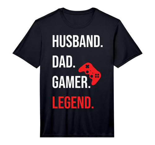 Husband Dad Gamer Legend Gaming Lover T-Shirt - Unique Graphic Unisex - T-Shirt, Sweatshirt, Hoodie