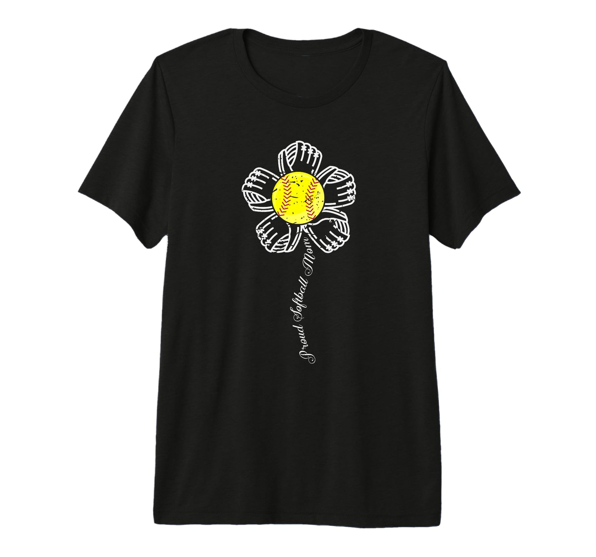 Proud Softball Mom Baseball Mother S T-Shirt - Streetwear Style for Adults - T-Shirt, Sweatshirt, Hoodie