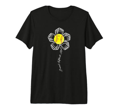 Proud Softball Mom Baseball Mother S T-Shirt - Streetwear Style for Adults - T-Shirt, Sweatshirt, Hoodie