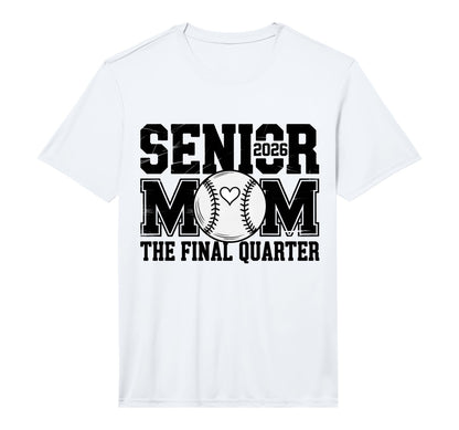 Senior Baseball Mom Baseball Mama T-Shirt - Casual Everyday Wear Men Women - T-Shirt, Sweatshirt, Hoodie