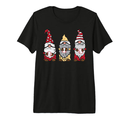 Three Nordic Gnomes Baseball Tomte T-Shirt - Streetwear Style Men Women - T-Shirt, Sweatshirt, Hoodie