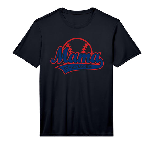 Mens Funny Baseball Mama Rookie Mom T-Shirt - Custom Art Print for Adults - T-Shirt, Sweatshirt, Hoodie