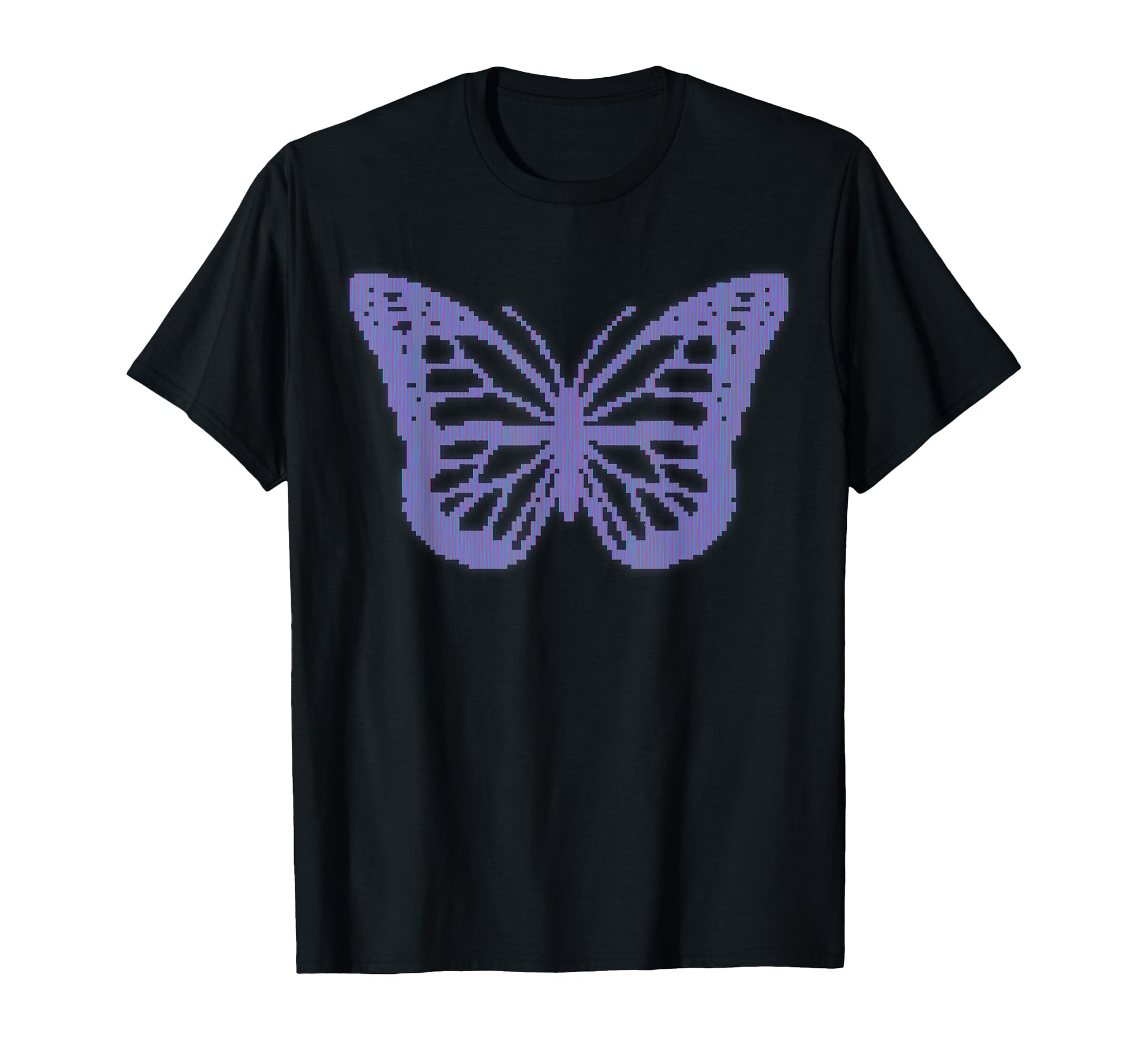 Cassette Futurism Butterfly T-Shirt - Casual Everyday Wear for Adults - T-Shirt, Sweatshirt, Hoodie