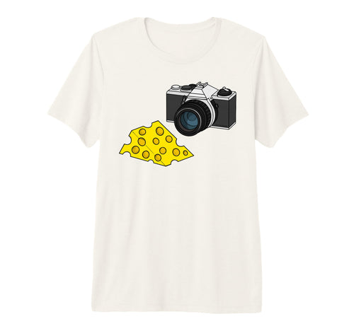Camera Cheese Photographer Photography T-Shirt - Trendy Graphic Unisex - T-Shirt, Sweatshirt, Hoodie