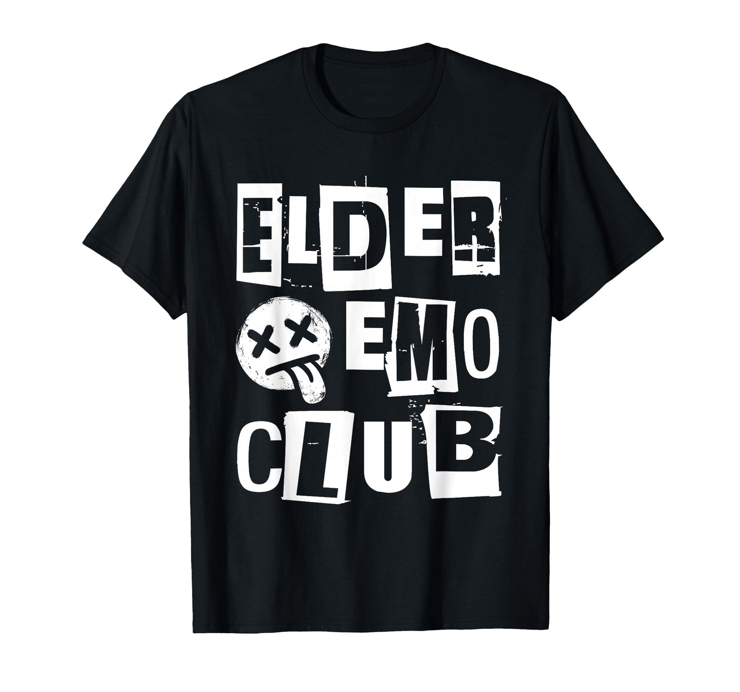 Emo Rock Elder Emo Club Y2K 2000S T-Shirt - Streetwear Style for Adults - T-Shirt, Sweatshirt, Hoodie