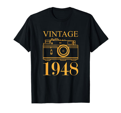 72Nd Birthday Gift 1948 Years T-Shirt - Casual Everyday Wear for Adults - T-Shirt, Sweatshirt, Hoodie