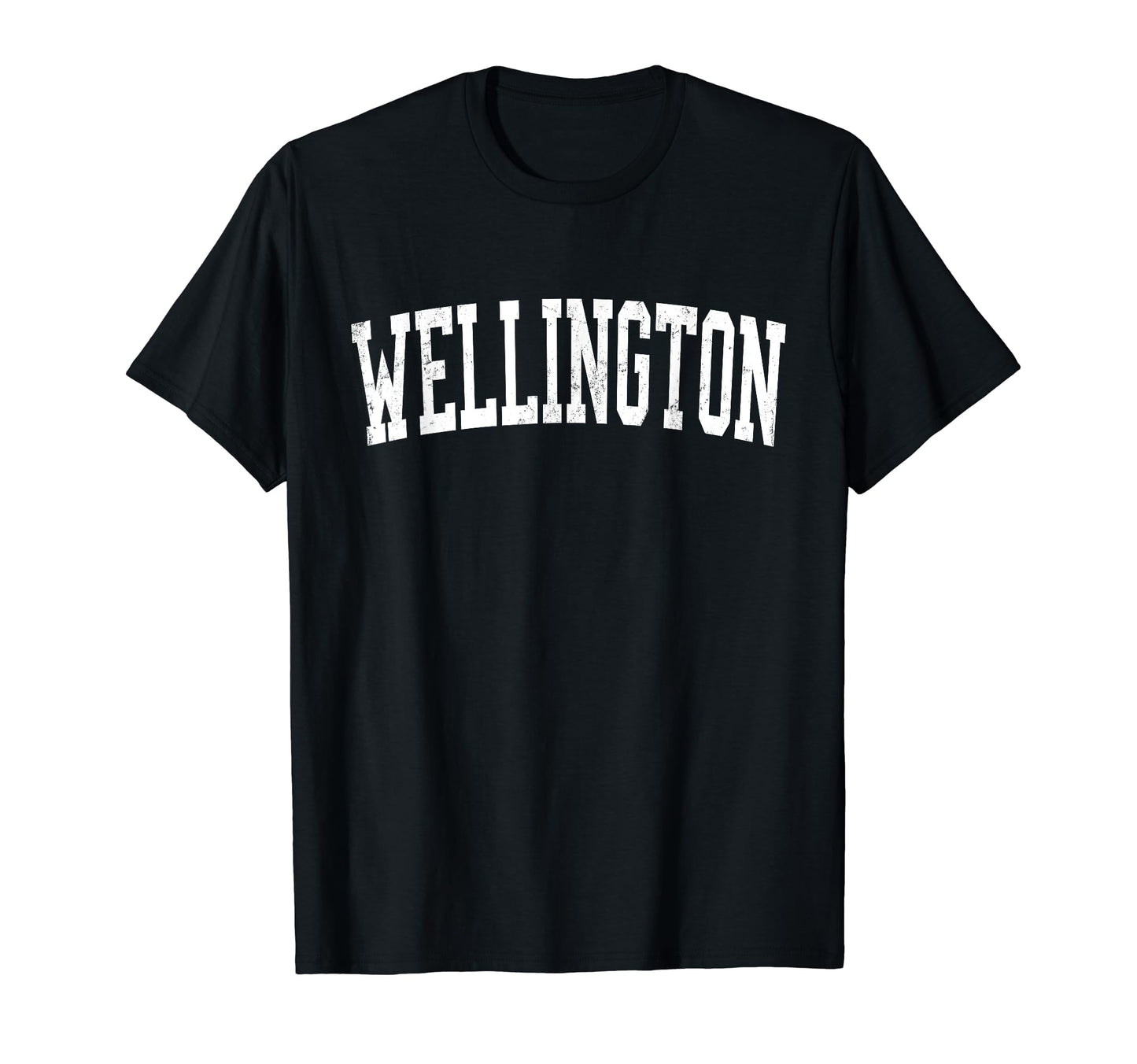 Wellington Fl Distressed White T-Shirt - Casual Everyday Wear for Adults - T-Shirt, Sweatshirt, Hoodie