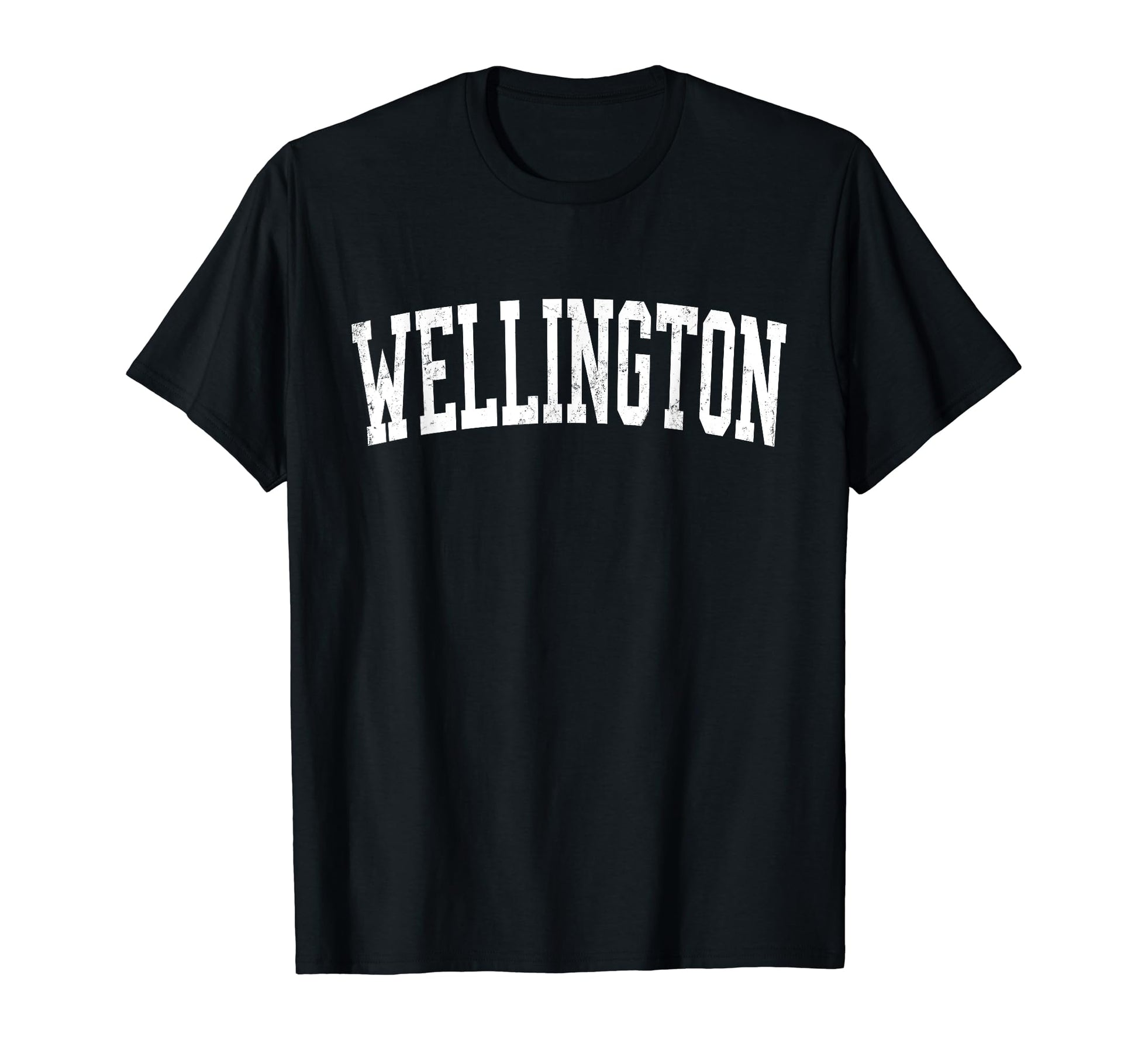 Wellington Fl Distressed White T-Shirt - Casual Everyday Wear for Adults - T-Shirt, Sweatshirt, Hoodie