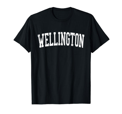 Wellington Fl Distressed White T-Shirt - Casual Everyday Wear for Adults - T-Shirt, Sweatshirt, Hoodie
