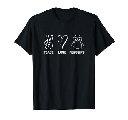 Peace Love Penguins Proud Penguin T-Shirt - Graphic Print Men Women - T-Shirt, Sweatshirt, Hoodie