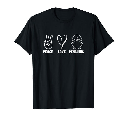 Peace Love Penguins Proud Penguin T-Shirt - Graphic Print Men Women - T-Shirt, Sweatshirt, Hoodie