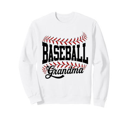 Baseball Grandma Baseball Player Sweatshirt - Custom Art Print Men Women - T-Shirt, Sweatshirt, Hoodie