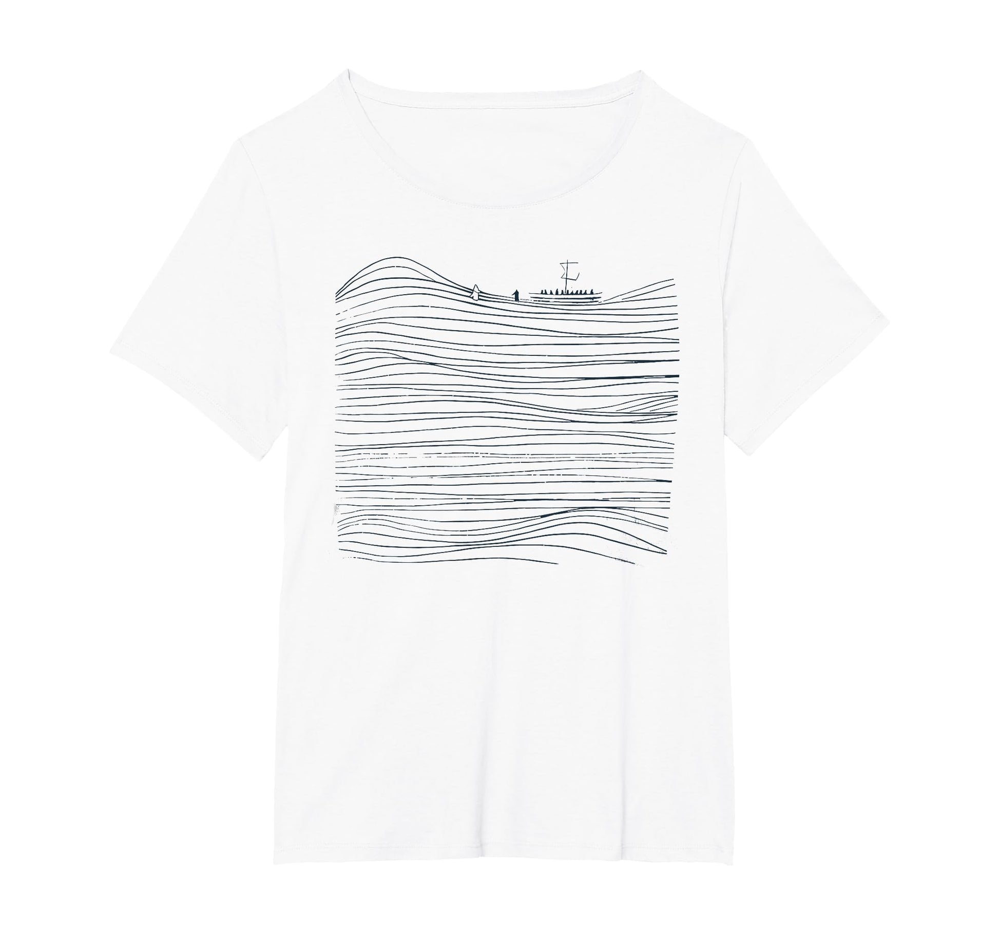 Walking Water Boho Christian T-Shirt - Fun Novelty Design for Adults - T-Shirt, Sweatshirt, Hoodie