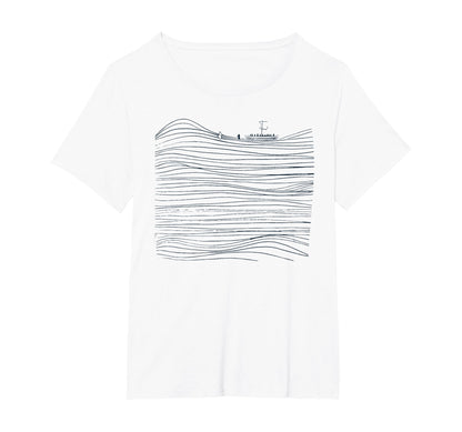 Walking Water Boho Christian T-Shirt - Fun Novelty Design for Adults - T-Shirt, Sweatshirt, Hoodie