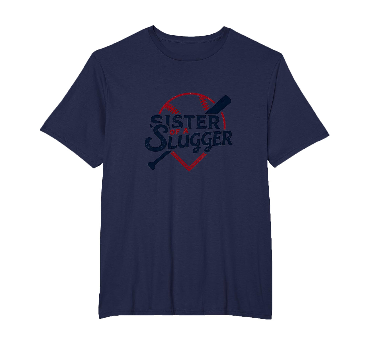 Baseball Sister Sister Slugger T-Shirt - Aesthetic Graphic for Adults - T-Shirt, Sweatshirt, Hoodie