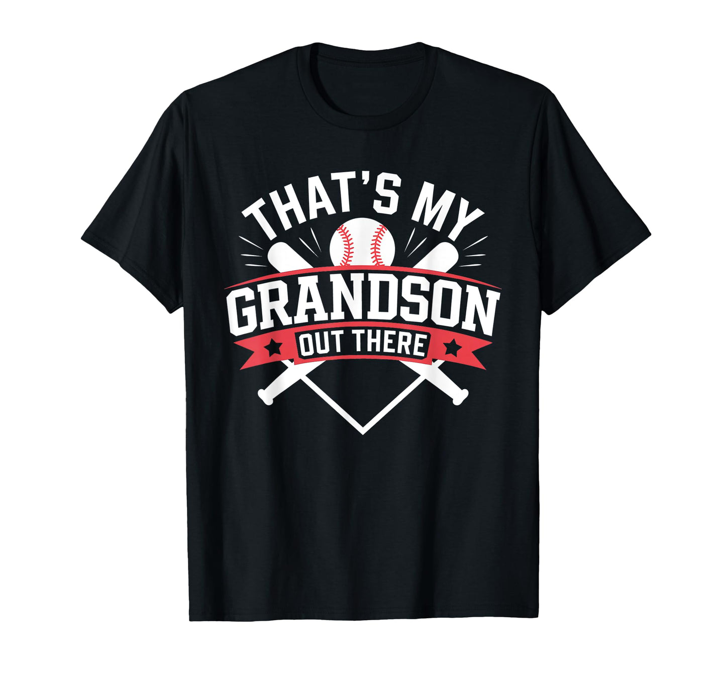 Thats My Grandson Out There Baseball T-Shirt - Trendy Graphic Men Women - T-Shirt, Sweatshirt, Hoodie
