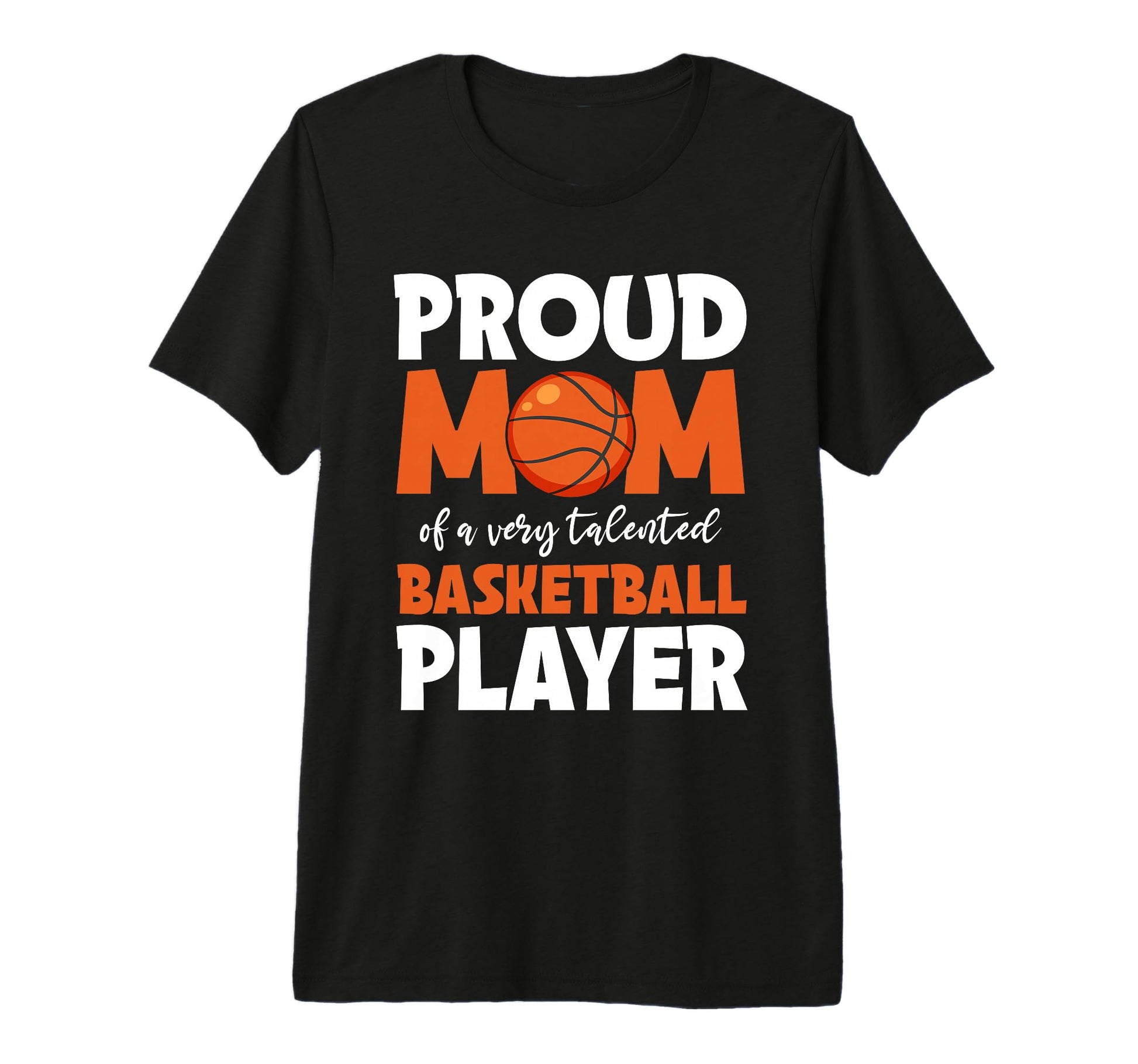 Game Day Basketball Mom Tri Blend T-Shirt - Fun Novelty Design for Adults - T-Shirt, Sweatshirt, Hoodie