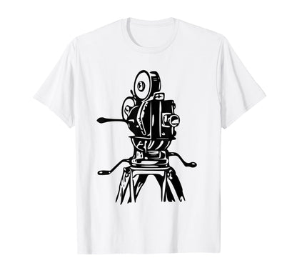 Camera Film Movie Logo T-Shirt - Trendy Graphic Men Women - T-Shirt, Sweatshirt, Hoodie