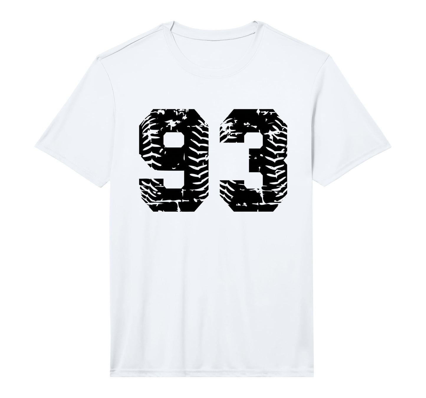 Baseball Softball Number 93 Performance T-Shirt - Trendy Graphic Men Women - T-Shirt, Sweatshirt, Hoodie