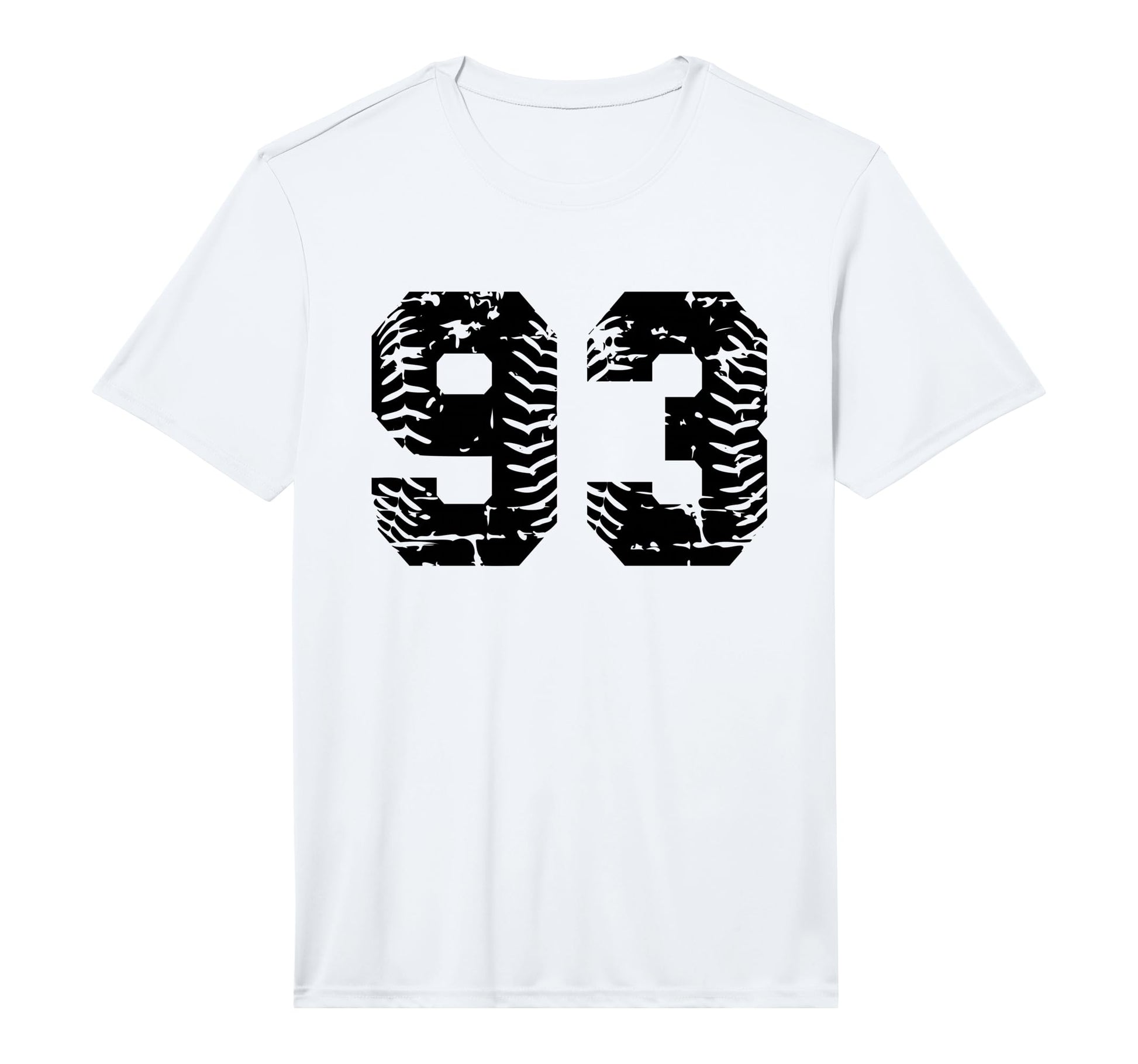 Baseball Softball Number 93 Performance T-Shirt - Trendy Graphic Men Women - T-Shirt, Sweatshirt, Hoodie