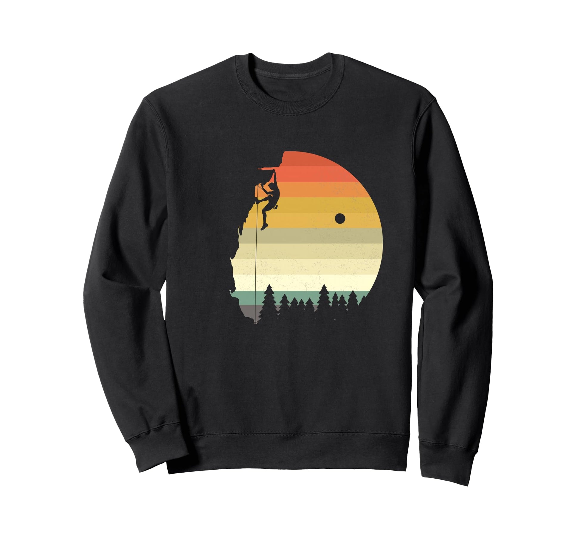 Rock Climbing Outdoor Adventure Sweatshirt - Aesthetic Graphic Men Women - T-Shirt, Sweatshirt, Hoodie