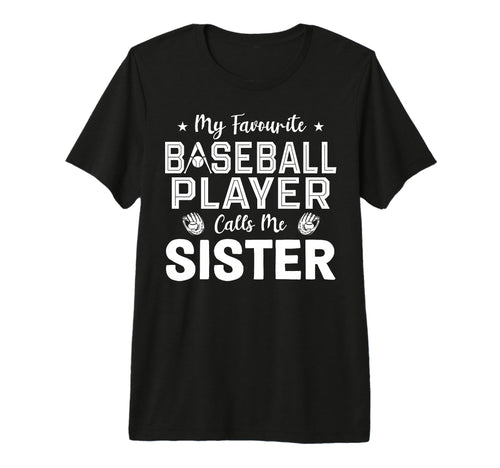 Sister Baseball Player Baseball Birthday T-Shirt - Trendy Graphic Unisex - T-Shirt, Sweatshirt, Hoodie