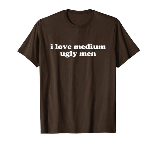 I Love Medium Ugly Y2K Aesthetic T-Shirt - Unique Graphic for Adults - T-Shirt, Sweatshirt, Hoodie
