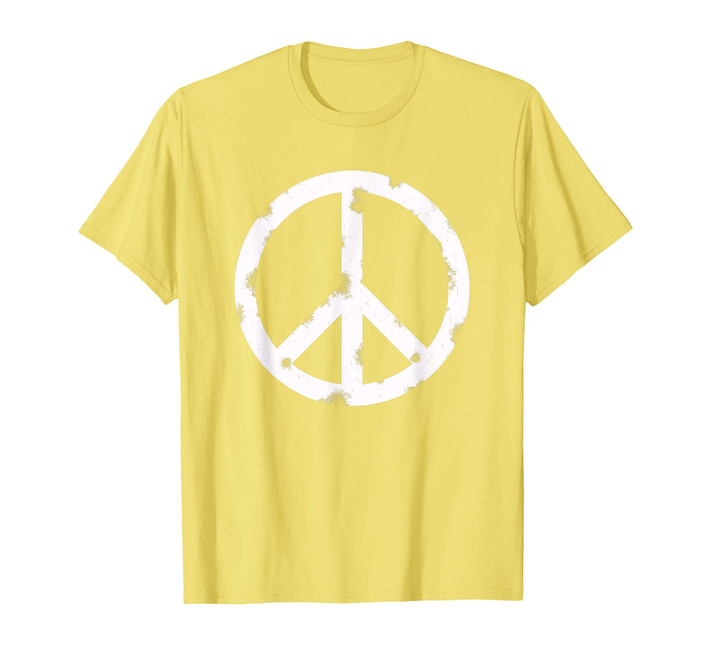 Distressed Hippie Peace Sign Hippy T-Shirt - Streetwear Style for Adults - T-Shirt, Sweatshirt, Hoodie
