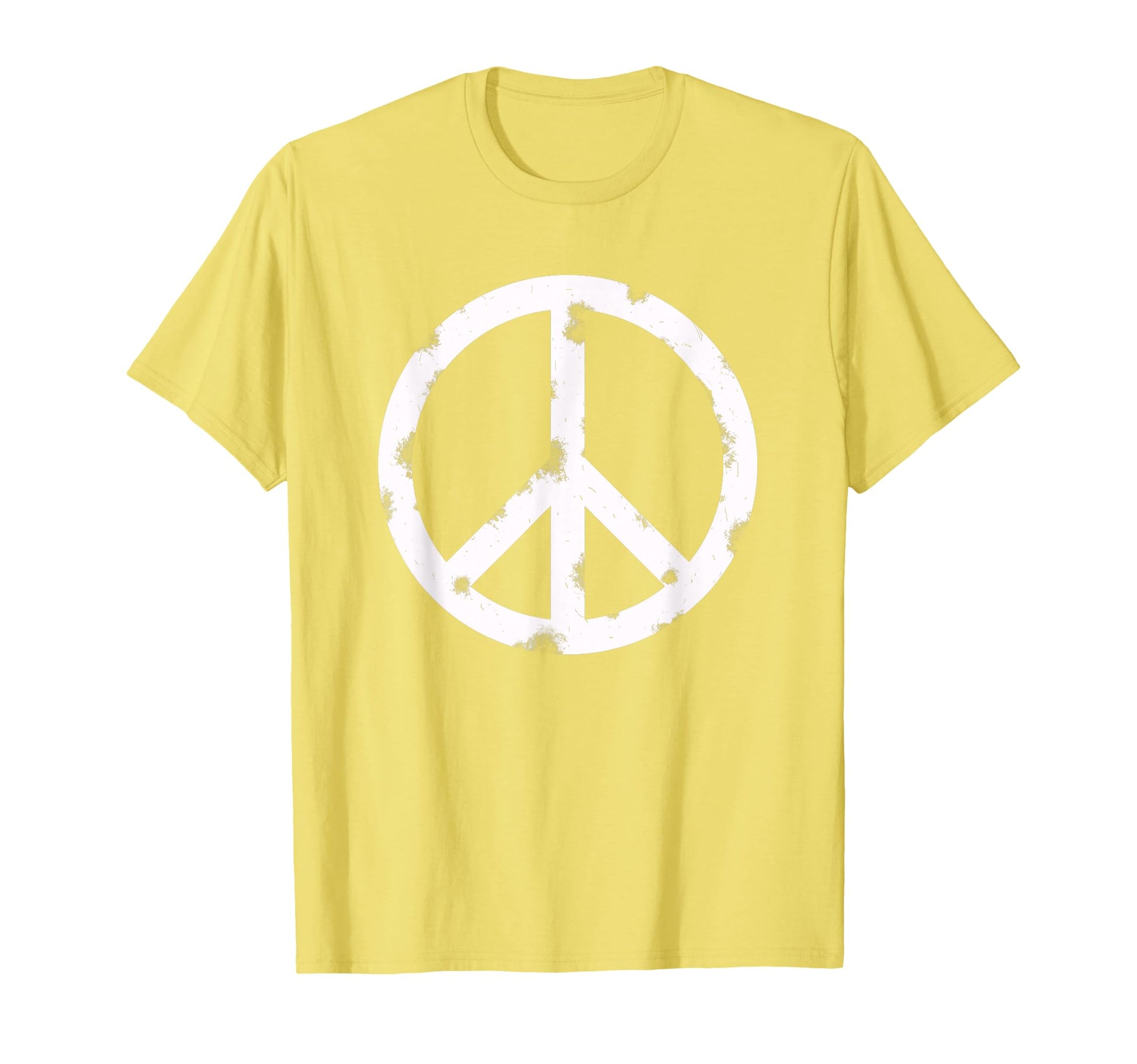 Distressed Hippie Peace Sign Hippy T-Shirt - Streetwear Style for Adults - T-Shirt, Sweatshirt, Hoodie